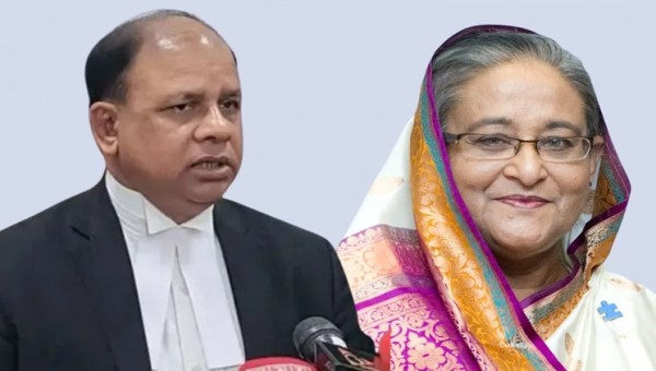 শেখ হাসিনার দেশে ফিরে সরাসরি আত্মসমর্পণের কোনো সুযোগ নেই: চিফ প্রসিকিউটর