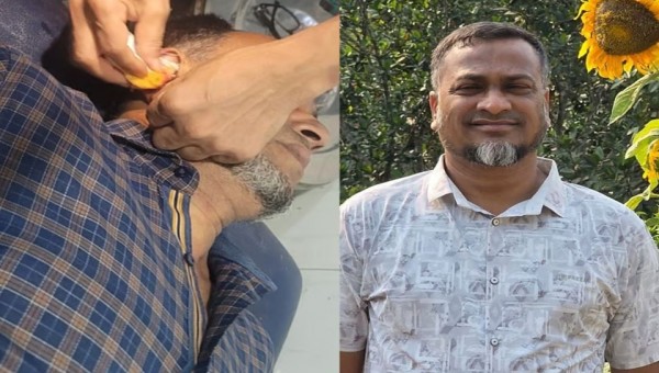 বালু ব্যবসায়ীর কান কামড়ে বিএনপি নেতা বললেন, ‘এলাকা ছাড়’