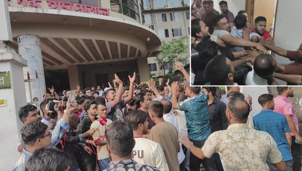 সিলেটের পার্কভিউ হাসপাতালে কর্মচারি ও বহিরাগতদের সংঘর্ষ,
