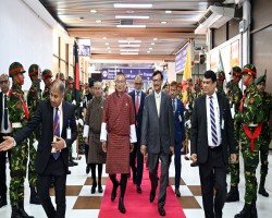 ঢাকা ছাড়লেন ভুটানের প্রধানমন্ত্রী 