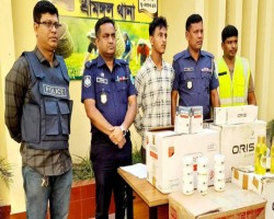 শ্রীমঙ্গলে ১১ লাখ টাকার ভারীয় পণ্যসহ গ্রেপ্তার একজন