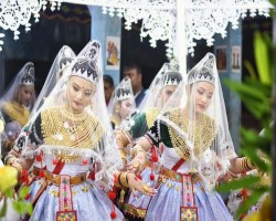 কমলগঞ্জে উষালগ্নে শেষ হলো ঐতিব্যবাহী মণিপুরি মহারাসলীলা উৎসব