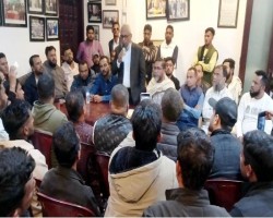 স্বেচ্ছাসেবক দলের সঙ্গে আরিফুল হকের মতবিনিময়
