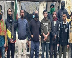 হবিগঞ্জে সকালে আওয়ামী লীগের কার্যালয়ে পতাকা উত্তোলন, দুপুরে আগুন