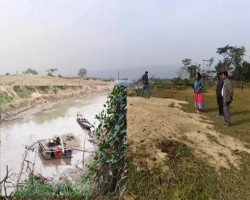 জৈন্তাপুরে অভিযানে ২ লাখ ঘনফুট অবৈধ বালু জব্দ