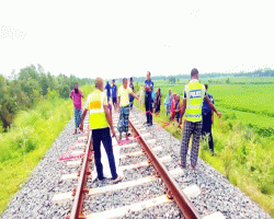 কমলগঞ্জে ট্রেন থেকে পড়ে প্রাণ গেল যুবকের