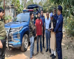 দুই প্রতিষ্ঠানকে জ রি মা না , নি ষি দ্ধ পাথর ক্রাশিং করায় 