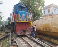 সিলেটের সঙ্গে রেল যোগাযোগ স্বাভাবিক, দু র্ভো গে র অবসান