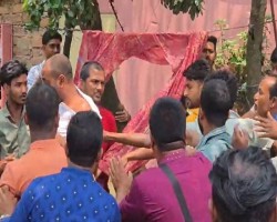 সুনামগঞ্জে ব্রাহ্মণ সংসদের সম্মেলনে উত্তেজনা, হাতাহাতি