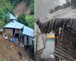 ৩২ জেলায় অতিভারি বৃষ্টি ও পাহাড়ধসের আভাস