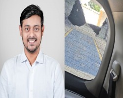 নাসীরুদ্দীন পাটওয়ারীর গাড়িবহরে হামলা