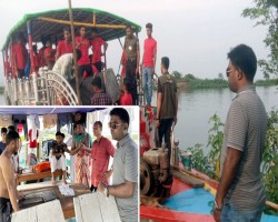 টাঙ্গুয়ার হাওরে প্রশাসনের অ ভি যা ন, হাউজবোটে জরিমানা