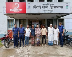দিরাইয়ে পুলিশের বিশেষ অভিযান